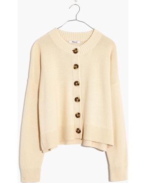 MW Plus Broadway Cardigan Jumper - Natural