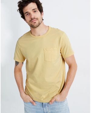 MW Garment-Dyed Allday Crewneck Pocket Tee - Multicolour