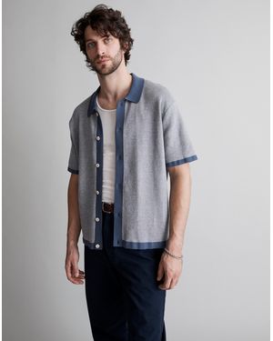 MW Button-Up Jumper Polo - Grey