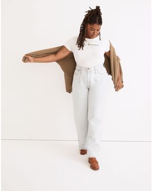 MW Superwide-Leg Jeans - White