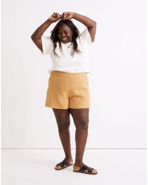 MW Plus Lightspun Easy Pull-On Shorts - White