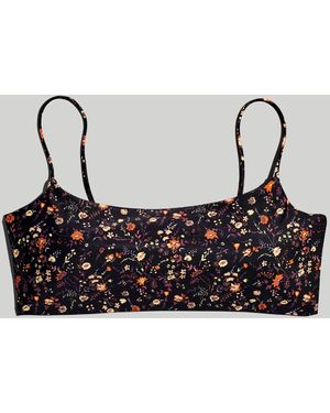 MW Tie-Back Bikini Top - Brown