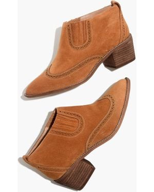 MW The Grayson Brogue Chelsea Boot - Brown