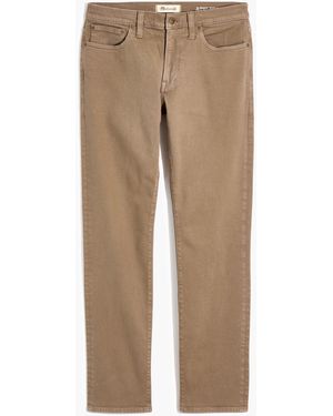 MW Garment-Dyed Athletic Slim Jeans - Natural