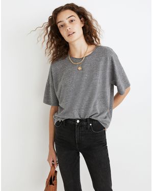 MW Marled Sweatshirt Tee - Grey