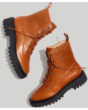 MW The Rayna Lace-Up Boot - Brown