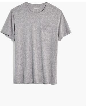 MW Triblend Allday Crewneck Pocket Tee - Grey