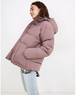 MW Holland Quilted Puffer Parka - Purple