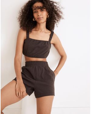 MW Organic Cotton Crop Tank - Black