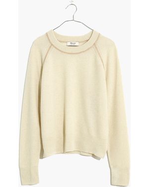 MW Cashmere Shrunken Sweatshirt - White