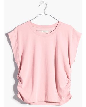 MW Plus Side-Cinch Muscle Tee - Brown
