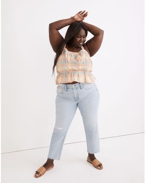 MW The Plus Perfect Vintage Crop Jean - Blue