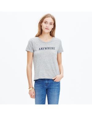 MW Anywhere Graphic Tee - White