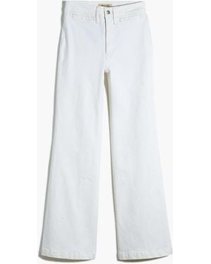MW "11" High-Rise Flare Jeans - Natural