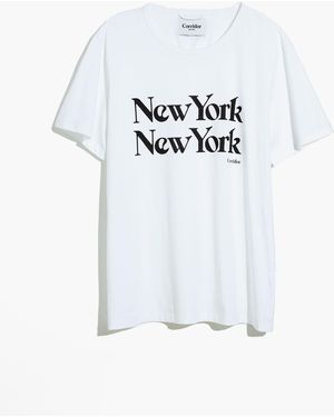MW Corridor&Reg; Organic Cotton New York, New York Graphic Tee - White