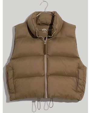 MW L (Re)Sourced Nylon Puffer Vest - Natural