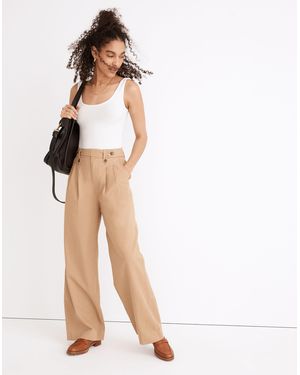 MW Harlow Wide-Leg Trousers - White
