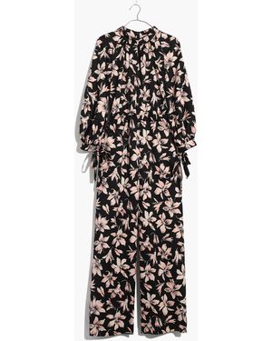 MW Tie-Sleeve Jumpsuit - White