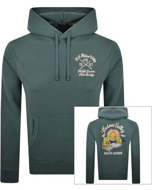 Ralph Lauren Embroidered Hoodie Charter - Green