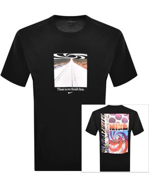 Nike Logo T Shirt - Black