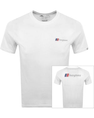 Berghaus Front And Back Logo T Shirt - White