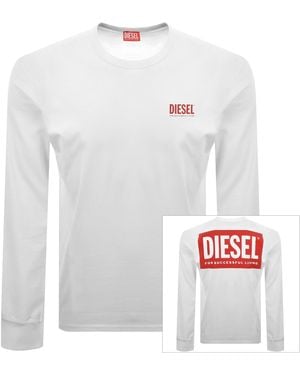 DIESEL T Boxt Long Sleeve T Shirt - White