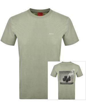 HUGO Derlyns T Shirt - Green