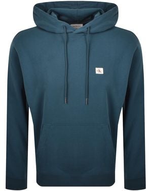 Calvin Klein Jeans Badge Hoodie - Blue