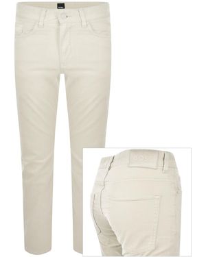BOSS BUSINESS Boss Re Maine Regular Fit Chinos - Natural