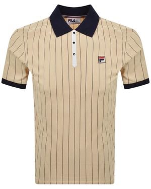 Fila Fila Bb1 Pinstripe Polo T Shirt Classic - Natural
