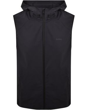 BOSS Boss Terrace Hooded Gilet - Black