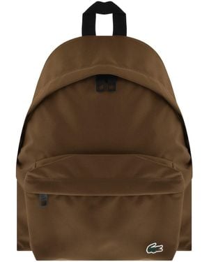 Lacoste Logo Backpack - Brown