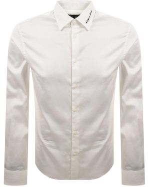Armani Emporio Long Sleeved Shirt - White