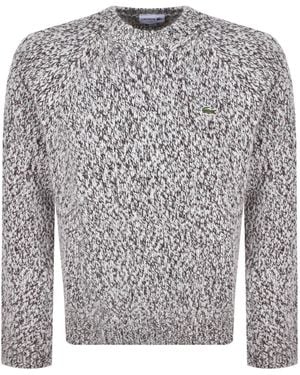 Lacoste Knit Jumper - Grey