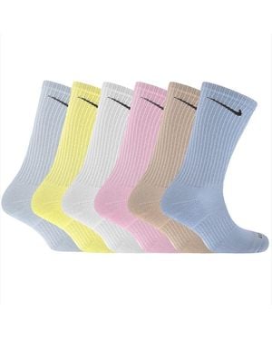 Nike Training 6 Pack Socks - Blue