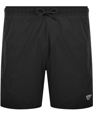 Armani Emporio Boxer Swim Shorts - Black