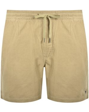 Ralph Lauren Corduroy Shorts Vintage - Natural