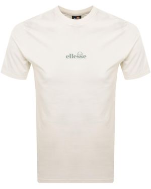 Ellesse Ollio Logo T Shirt Off - White