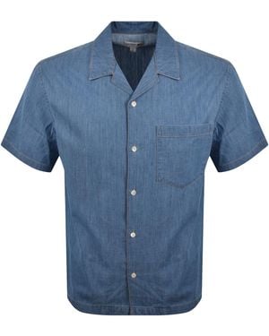 Lacoste Relaxed Fit Denim Shirt - Blue
