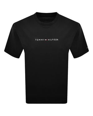 Tommy Hilfiger Logo T Shirt - Black