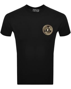 Versace Jeans Couture Couture Foil Logo T Shirt - Black