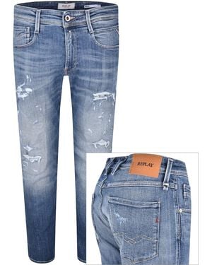 Replay Slim Fit Anbass Jeans - Blue