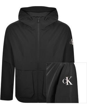 Calvin Klein Jeans Windbreaker Jacket - Black