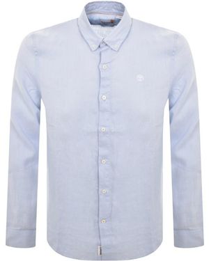 Timberland Mill Brook Linen Shirt - Blue