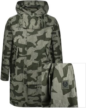 Belstaff Canopy Parka Jacket - Green