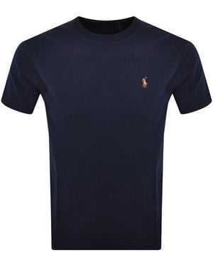 Ralph Lauren Pima Crew Neck T Shirt - Blue