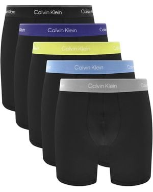 Calvin Klein Underwear 5 Pack Boxer Briefs - Black