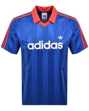 adidas Originals 3 Stripes T Shirt - Blue