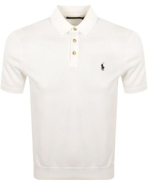 Ralph Lauren Knit Polo T Shirt - White