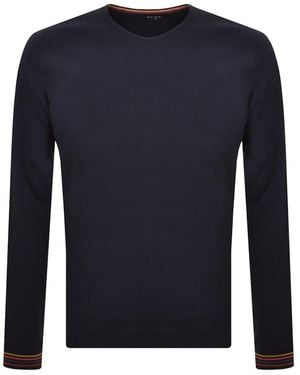 Paul Smith Artist Rib Sweatshirt - Blue